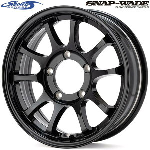 showaGARAGE�y�V���E���K���[�W�zSNAP-WADE�i�X�i�b�v�E�F�[�h�j16x5.5 +20 5H/139.7 �O���X�u���b�N�iW00250�jx4�{�@���W���j�[ JB64W/JB23W