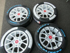 ★数量限定★AKUT（アクト）ZEROBREAK【ゼロブレイク】FORCE（フォース）17x6.5 ＋38 6H/139.7 ホワイトポリッシュ（WH/P）x4本 ※GOODYEAR EAGLE＃1 NASCAR PLUS（ナスカー プラス）215/60R17 109/107C LT規格 ホワイトレタータイヤ