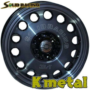 \bh[VOyP[^zK-metal 14x4.5 {45 4H/100 ~XgubNiX[NNAjx4{Zbg (SOLID RACING JWL-T)[U[