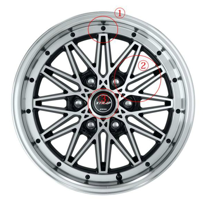 楽天市場】☆数量限定☆WORK【ワーク】XTRAP 03HC 18x9.0 ＋25 6H 
