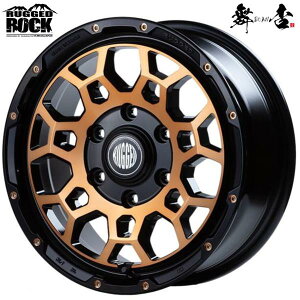 ���� BUAN JAPAN �i�J�Y�L�I�[�g�jRUGGED ROCK�y���M�b�h���b�N�z16x6.5 �{38 6H/139.7 �J�b�p�[�I�����W�iOG�jx4�{