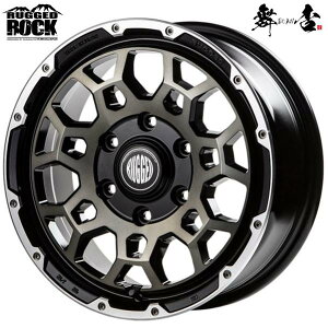 ���� BUAN JAPAN �i�J�Y�L�I�[�g�jRUGGED ROCK�y���M�b�h���b�N�z16x6.5 �{38 6H/139.7 �u���b�N�f�B�X�N�X���[�N�iSMK�jx4�{