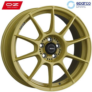 OZ SPARCO�y�X�p���R FF1�z17x7.5 �{44 5H/100 �S�[���h�iG�jx4�{�@�i�p�[�c�L�b�g�t���j