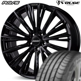 ★数量限定★ レイズ ベルサス クラフトコレクション ヴォウジェ リミテッド 20x8.5 +45 5/120 グロッシーブラック（GX）x4本 ●厳選輸入タイヤ● 245/45R20