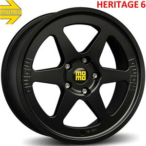 �yMOMO HERITAGE 6�z���� �w���e�[�W�V�b�N�X 18x8.0 +32 5H/112 �}�b�g�u���b�N�iMBK�jx4�{