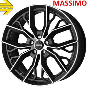 �yMOMO MASSIMO�z���� �}�b�V�� 17x7.5 +40 5H/110 �}�b�g�u���b�N�_�C�������h�J�b�g�iMBDC�jx4�{