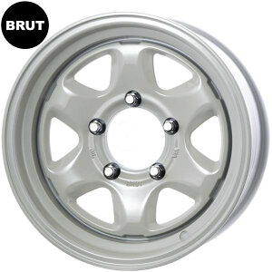 BRUT【ブルート】BR-44 16x6.5 ±0 5H/139.7 ミルキーホワイト(MW)x4本 ※ジムニー・シエラ(JB74)専用