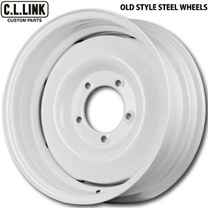 C.L.LINK/シーエルリンク【オールドスタイルスチールホイール】16x6.0 −5 5H/139.7 ホワイト(WH)x4本 ※ジムニー シエラ専用 スチール製