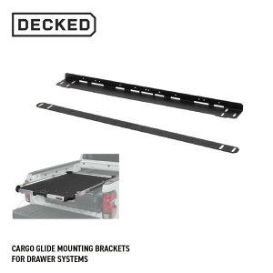 DECKED C0090-DCGBK-BLK【デックド】DECKED カーゴグライド取付ブラケット ドロワーシステム装着車用 ※個人宅配送不可(法人 or 営業所止めのみ)