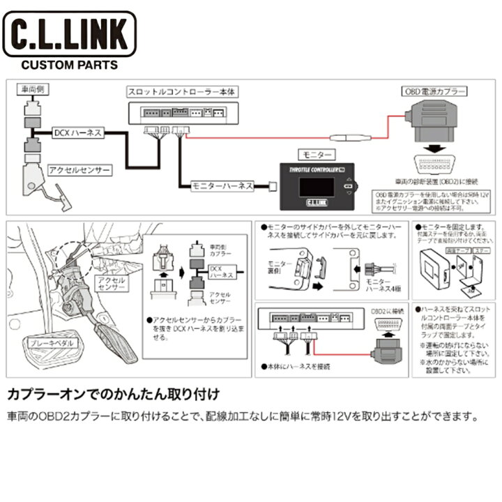楽天市場】C.L.LINK【シーエルリンク】スロットルコントローラーPro 