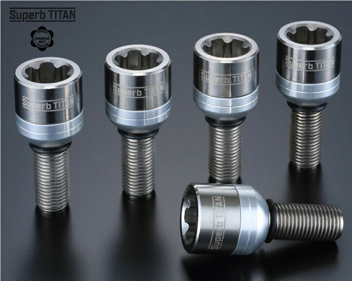 Superb TITAN【シュパーブ】チタンボルト 14x1.5 球面13R 首下（F 