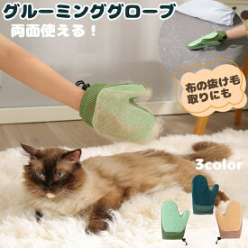 ペット用 グルーミンググローブ 猫 犬 ラバーブラシ 片手用 取り ソファ 洋服 両面 手袋 むだ毛 毛取り メッシュ お手入れ ブラッシング ネコ イヌ ケア用品 ペットグッズ