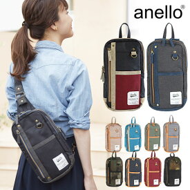 楽天市場 Anello アネロ ボディバッグ ライトグレーの通販