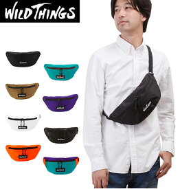 ウエストバッグ WILD THINGS ワイルドシングス 楽天 ショルダーバッグ メンズ レディース ナイロン ボディバッグ 斜めがけ ななめ掛け ワンショルダー 軽量 軽い ヒップバッグ おしゃれ シンプル サブバッグ コンパクト アウトドア フェス ミニショルダー 自転車