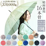 【当店人気商品】】【最短即日発送】傘 レディース 長傘 ワンタッチ 好評 おしゃれ ブランド ジャンプ傘 …
