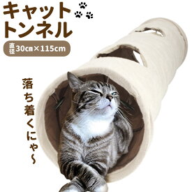 猫 おもちゃ トンネル 楽天 おしゃれ ペット プレイトンネル ネコ 一人遊び ねこ 玩具 キャットトンネル 2穴付き コンパクト 収納 折りたたみ 120 cm 折畳み式 可愛い 運動不足 誘い玉付き インテリア