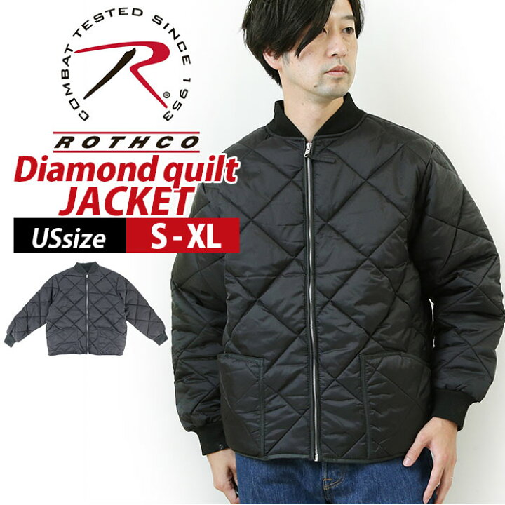 楽天市場 ロスコ ジャケット 楽天 キルトジャケット メンズ ダイヤモンド ブランド Rothco フライトジャケット 7230 7160 アウター ファスナー ジャンバー ジャンパー 大きいサイズ アウトドア 秋 冬 ミリタリーウェア Backyard Family インテリアタウン