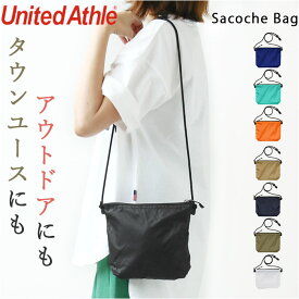 ユナイテッドアスレ バッグ 1420 通販 United Athle 1420-01 ショルダーバッグ サコッシュ ミニショルダー メンズ レディース 小さめ 軽量 軽い 斜めがけ ナイロン リップストップ シンプル 無地 アウトドア スポーツ 男女兼用バッグ