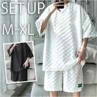 セットアップ メンズ Tシャツ ショートパンツ 楽天 tシャツ 半袖Tシャツ 短パン ハーフパンツ スポーツウ…