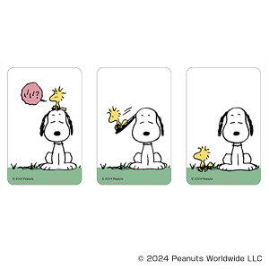 PEANUTS グッズ 楽天 4947864066284 クリアカード まじかる百貨店クリアカード スヌーピー PEANUTS02 SNOOPY スマホ裏 スマートフォン 透明 カード おしゃれ かわいい オシャレ 可愛い キャラクター レ