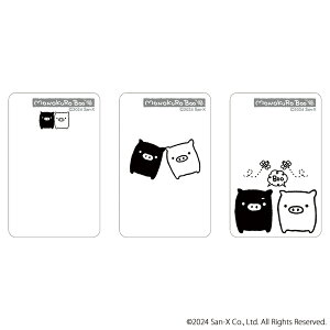 モノクロブー グッズ 楽天 4947864076573 クリアカード まじかる百貨店クリアカード サンエックスレジェンド モノクロブー01 スマホ裏 スマートフォン 透明 カード かわいい 可愛い カワイイ お