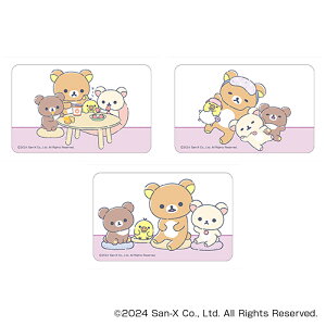 リラックマ グッズ 楽天 4947864051853 クリアカード まじかる百貨店クリアカード Rilakkuma リラックマ03 透明 スマホ裏 スマートフォン かわいい 可愛い カワイイ サンエックス キャラクターグッ