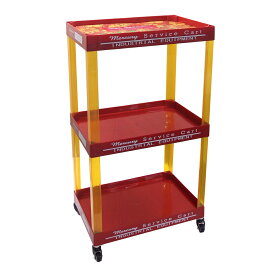 MERCURY マーキュリー トローリー 楽天 キャスター付き 三段 ワゴン車 ワゴン マルチワゴン 収納ボックス バスケット 収納 簡単移動 軽量 プラスチック デザインシート リビング キッチン 台所