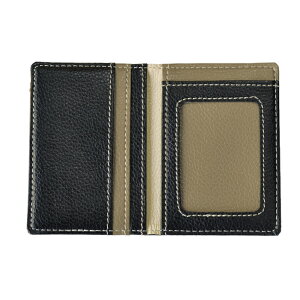 アイクレバー パスケース 楽天 磁気防止カードケース 二つ折り レディース 定期入れ メンズ 磁気防止ケース スキミング防止 改札エラー防止 黒 ブラック フェイクレザー おしゃれ ICカード