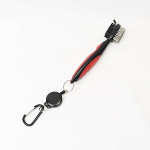 ゴルフ ブラシ クリーナー 楽天 ゴルフクラブ クリーナー ブラシ 溝掃除 ウェッジクリーナー アイアン フェースブラシ 溝クリーナー クリーニング メンテナンス ゴルフブラシ カラビナ 伸縮