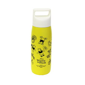 ステンレスボトル キャラクター 楽天 ハンドル付き 450ml マイボトル 水筒 マグボトル 直飲み ダイレクトボトル 大人 女性 プーさん キッズ 女の子 ディズニーグッズ 遠足 ランチ お出かけ アウトドア レジャー 持ち運び かわいい 可愛い