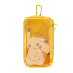 マルチポーチ ポケモン カラビナ付き ミニ 楽天 文房具入れ 筆箱 小物入れ ポーチ 筆記用具入れ ふで箱 トラベルポーチ ポケット カラビナ キャラクター キャラ ポケットモンスター 小さめ
