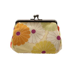 がま口ポーチ マチ付 楽天 コスメポーチ 化粧ポーチ がま口 ポーチ 日本製 小物入れ メイクポーチ マチあり 和柄 和 柄 ちりめん生地 俵型 和雑貨 和小物 かわいい 可愛い メイク 化粧 レディ