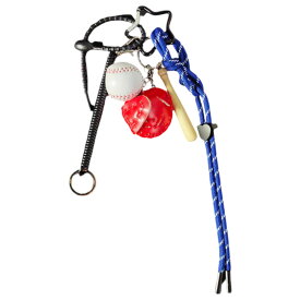 チャーム キーホルダー 楽天 バッグチャーム キーストラップ ストラップ キーチャーム バッグアクセサリー チャームストラップ カラビナ パラコード ベースボールチャーム付き カラフル かわいい 可愛い アクセサリー おしゃれ オシャレ 小物 雑貨