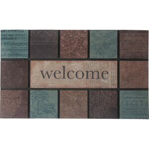 玄関マット 屋外 おしゃれ 楽天 ラバーマット ラバー ドアマット かわいい 薄型 7mm 洗える 水洗い ズレにくい 木目 デザイン タイル 柄 シンプル シャビー 屋外用ドアマット マット ファブリ