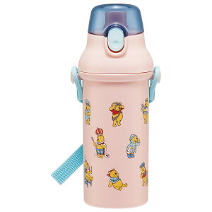 水筒 キッズ 直飲み プラスチック 楽天 キャラクター かわいい 480 ワンタッチ 食洗機対応 抗菌 ショルダーベルト付き 広口 洗いやすい 軽量 軽い 幼稚園 保育園 入園 水分補給 抗菌直飲プラ