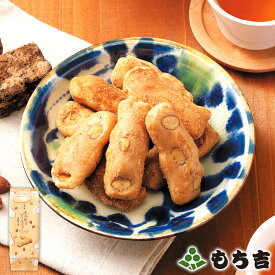 （※期日指定8月31日までお届け可）もち吉 ふんわりアーモンド 黒糖味（18本）【国産米100％】