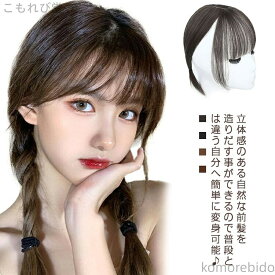 ワンタッチ 部分ウィッグ 白髪隠し カバー 女性用