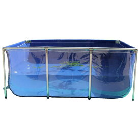 水族館プール池。 透明観賞板?排水弁付き 大型観賞魚水槽水槽 鉄骨フレームが付いているポリ塩化ビニールのキャンバス 鯉、金魚、ディス