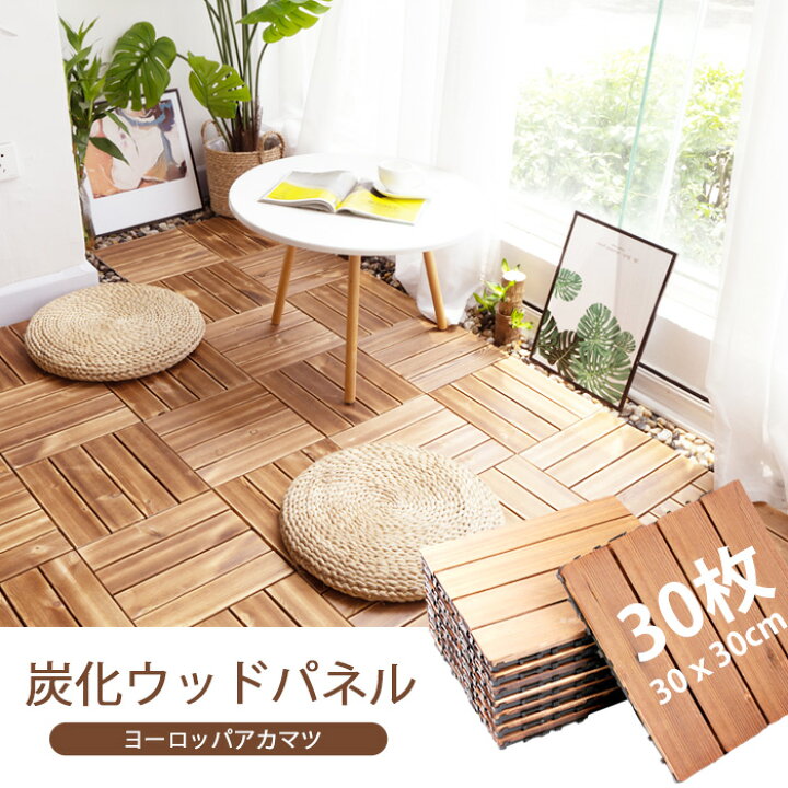 楽天市場】【30枚入り】送料無料 ウッドデッキ 30枚×1箱 アウトレット 