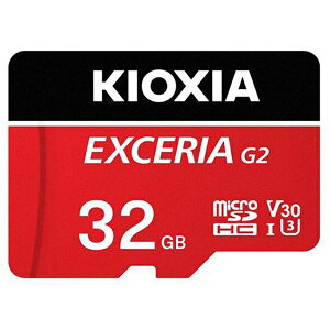 �L�I�N�V�A(KIOXIA) KMU-B032GR(���b�h) EXCERIA G2 microSDHC/microSDXC UHS-I �������J�[�h 32G