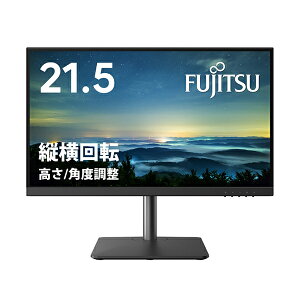FUJITSU �x�m�� PC���j�^�[ VT�V���[�Y �u���b�N VTF22021BT 21.5�^ �t���f�B�X�v���C