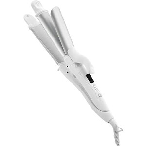 SALONIA サロニア 2WAY ストレート カール ヘアアイロンコテ 32mm SL-002A ホワイト