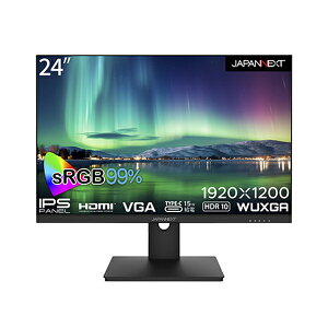 JAPANNEXT �W���p���l�N�X�g PC���j�^�[ JN-IPS24WUXGAR-C 24�^ WUXGA(1920×1200�j /���C�h