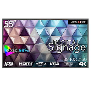JAPANNEXT WplNXg fW^TCl[W JN-Si55UHDR-24 55^ 4K(3840×2160j /Ch