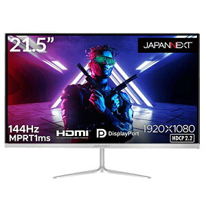 JAPANNEXT �W���p���l�N�X�g �Q�[�~���O���j�^�[ JN-T215FLG144FHD 21.5�^ �t��HD(1920×1080) /���C�h
