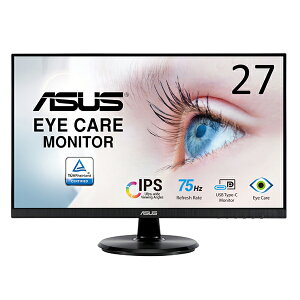 ASUS(�G�C�X�[�X) VA27DCP PC���j�^�[ Eye Care �u���b�N 27�^ �t��HD(1920×1080) /���C�h