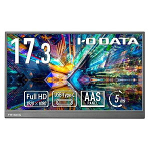 I-O DATA �A�C�E�I�[�E�f�[�^ LCD-YC172AX �u���b�N USB-C�ڑ� PC���j�^�[ ���o�C���f�B�X�v���C 17.3�^