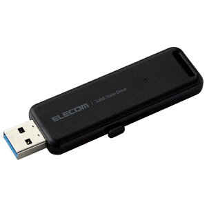 ELECOM �G���R�� �O�t���|�[�^�u��SSD 500GB USB-A�ڑ� PS5/PS4�A�^��Ή� ESD-EMB0500GBK �u���b�N