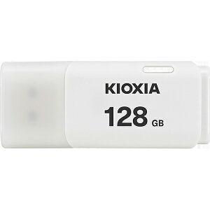 �L�I�N�V�A USB������ TransMemory U202 Mac/Windows11�Ή� �z���C�g KUC-2A128GW 128GB TypeA USB2.0 �L���b�v��
