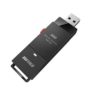 バッファロー SSDPUT500U3BKC SSD-PUT500U3-BKC 外付けSSD USB-A接続 PC・TV両対応、PS5対応 ブラック 500GB ポータブル型